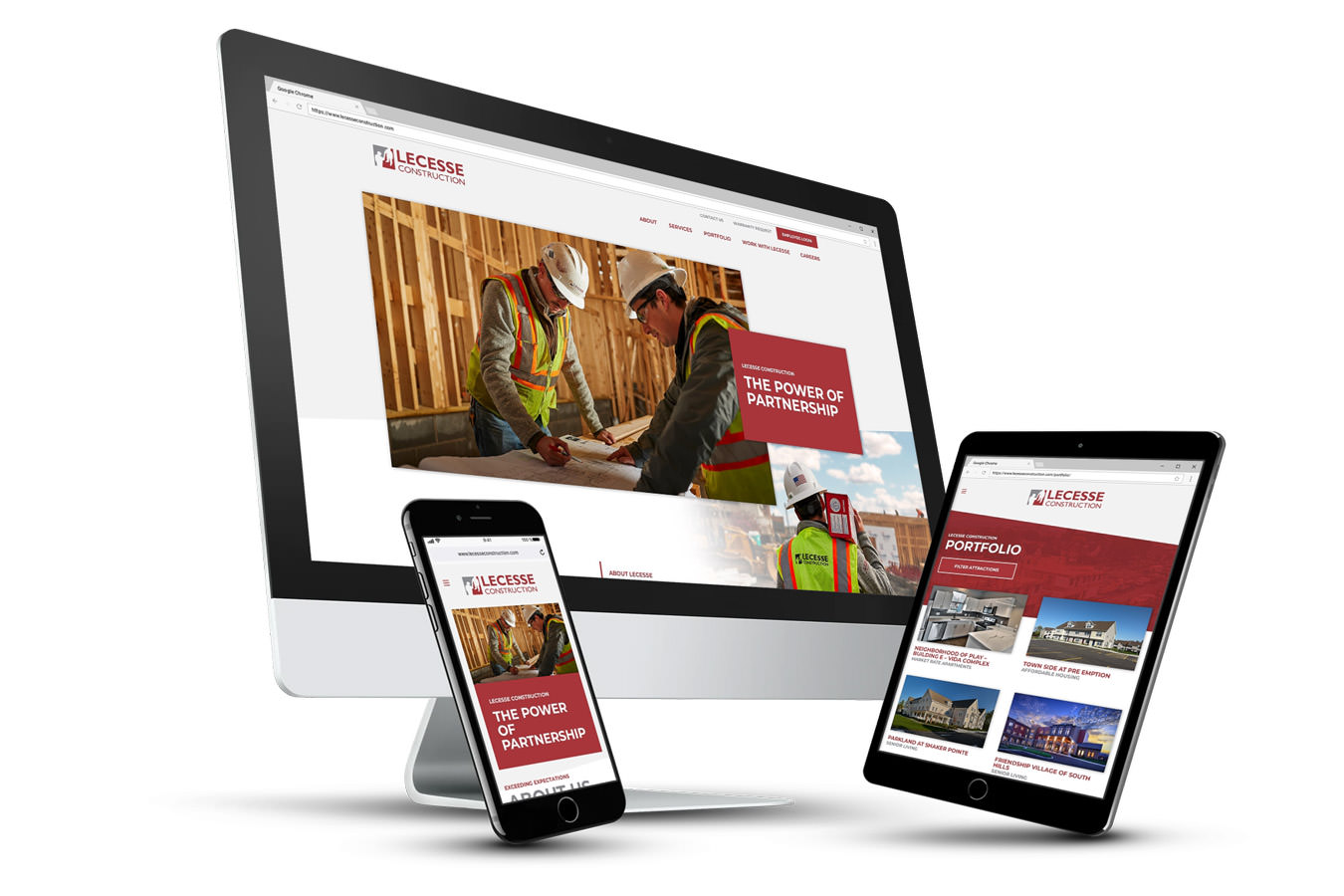 LECESSE Construction Website